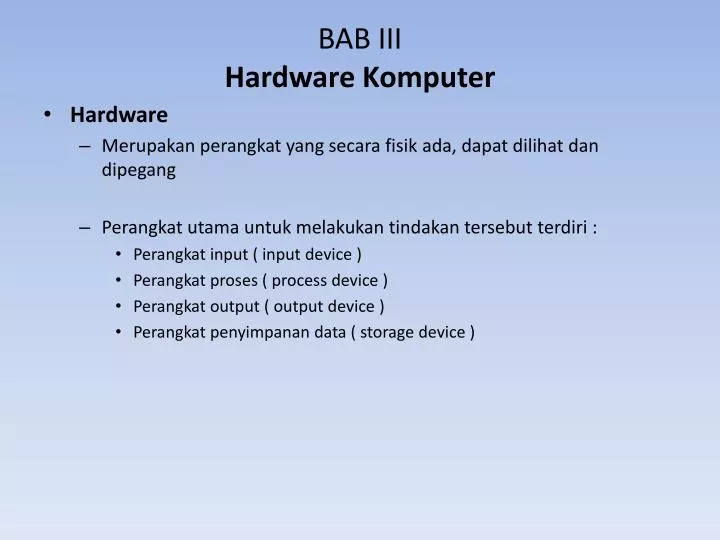 bab iii hardware komputer