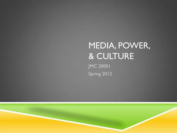 media power culture