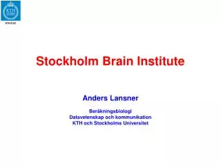 Stockholm Brain Institute
