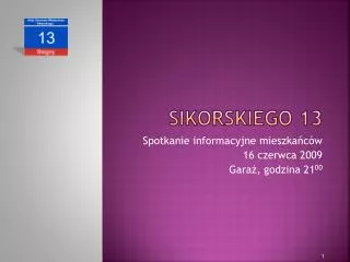 sikorskiego 13