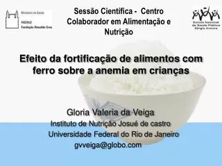 Efeito da fortificação de alimentos com ferro sobre a anemia em crianças