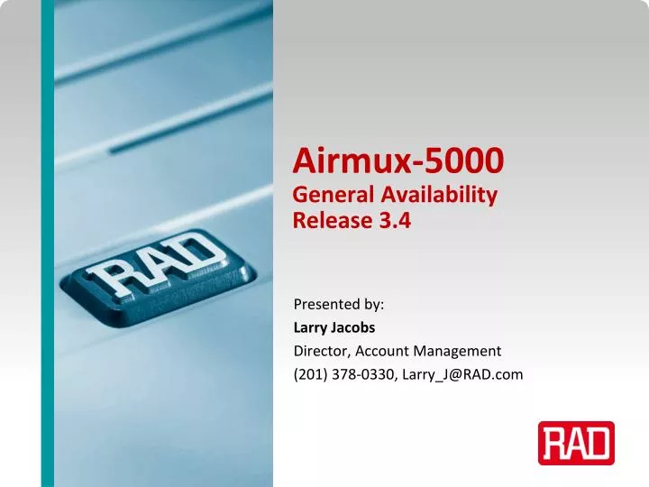 airmux 5000 general availability release 3 4