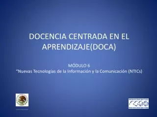 docencia centrada en el aprendizaje doca