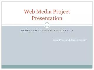 Web Media Project Presentation
