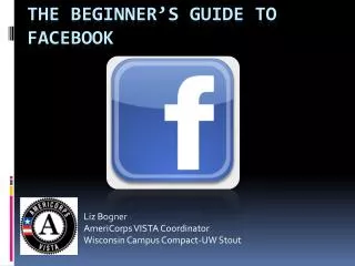 The Beginner’s guide to Facebook