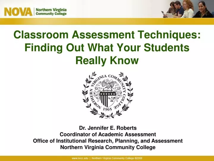 classroom assessment techniques finding out what your students really know