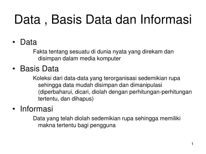 data basis data dan informasi