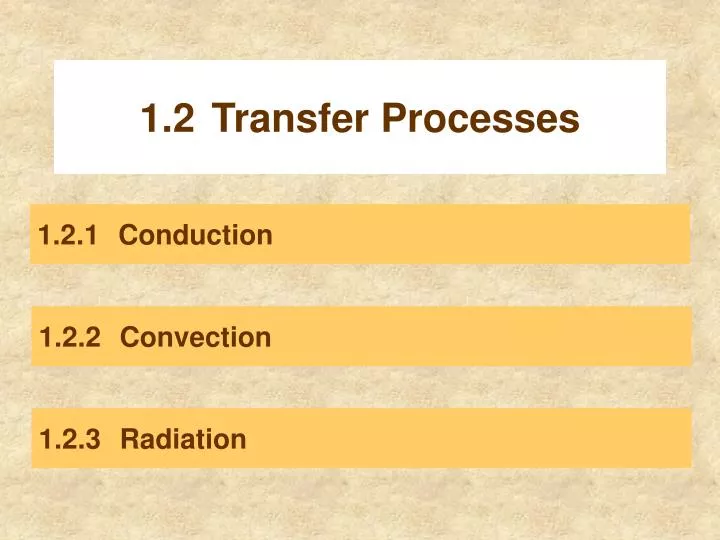 1 2 transfer processes