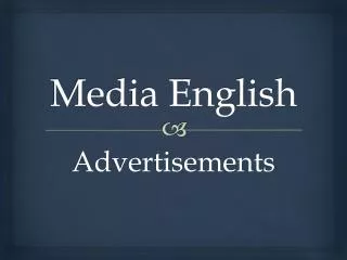 Media English