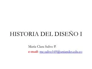 historia del dise o i