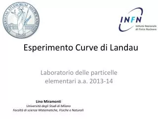 esperimento curve di landau