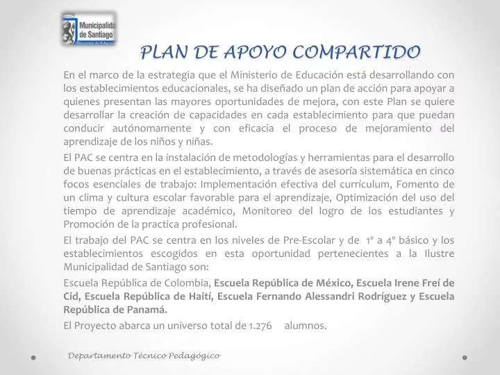 plan de apoyo compartido