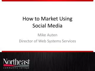 How to Market Using Social Media