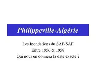 philippeville alg rie