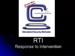 RTI Response to Intervention