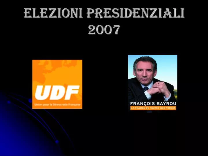 elezioni presidenziali 2007