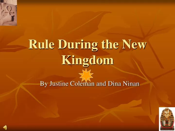 rule during the new kingdom