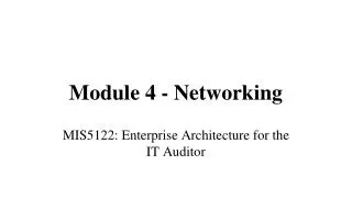 Module 4 - Networking