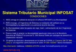 sistema tributario municipal infosat