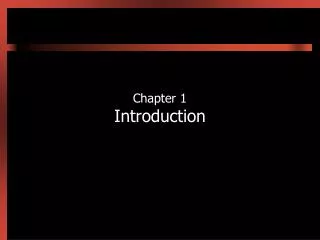 chapter 1 introduction
