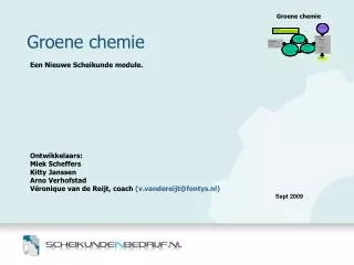 groene chemie