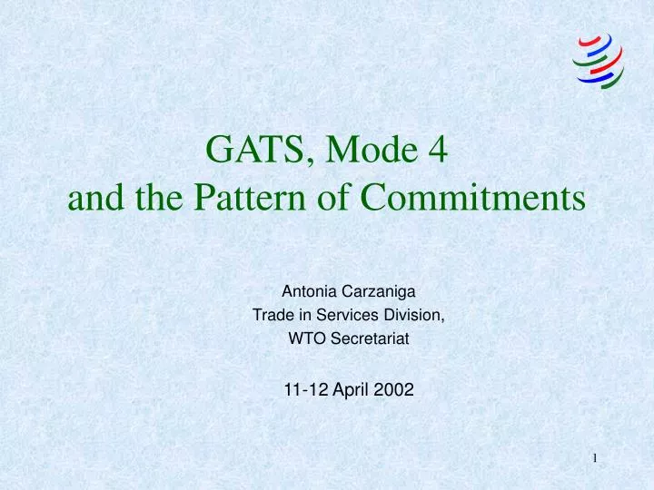 gats mode 4 and the pattern of commitments