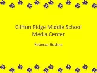Clifton Ridge Middle School Media Center