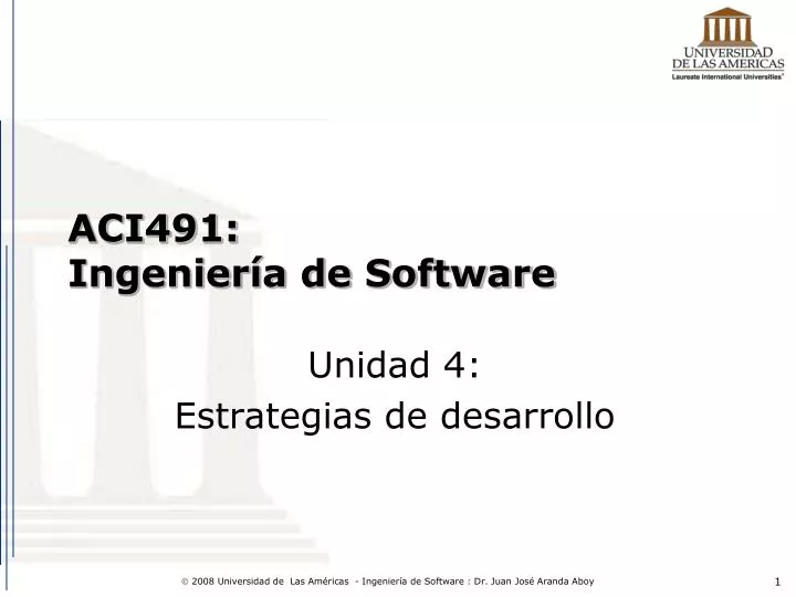 aci491 ingenier a de software