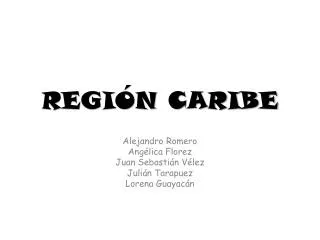 regi n caribe