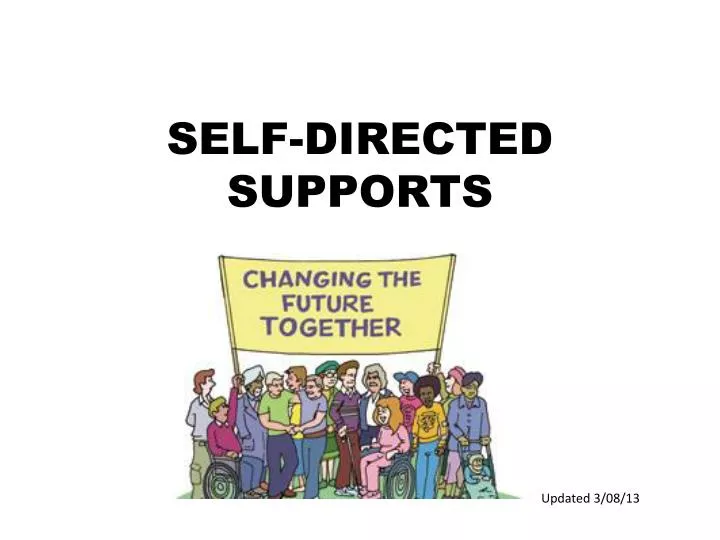 self directed supports