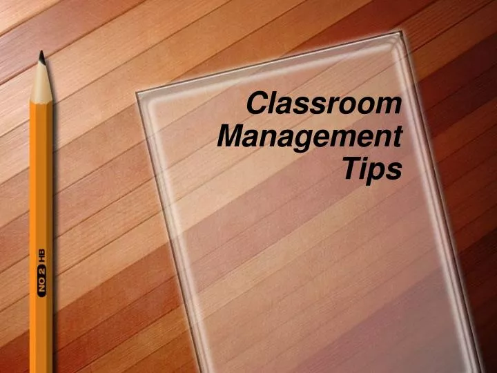 classroom management tips