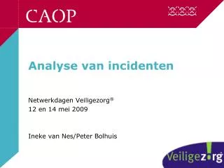 analyse van incidenten
