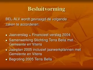 besluitvorming