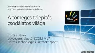 a t meges telep t s csod latos vil ga