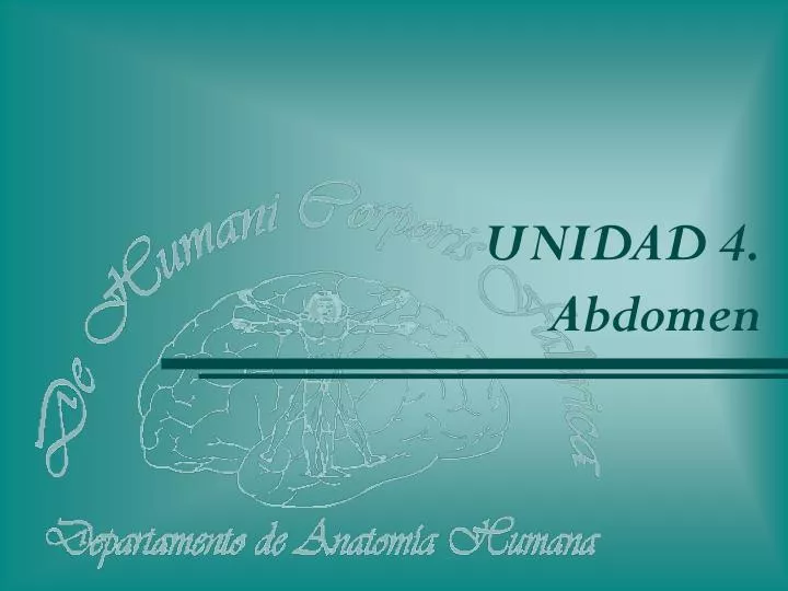 unidad 4 abdomen