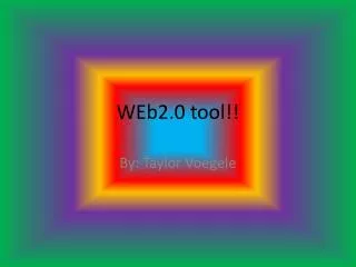 WEb2.0 tool!!