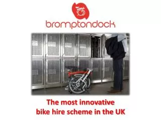 The most innovative bike hire scheme in the UK