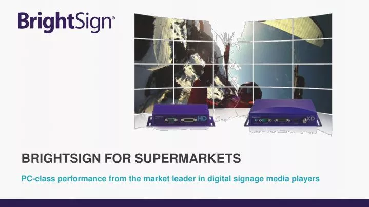 pc class performance from the market leader in digital signage media players