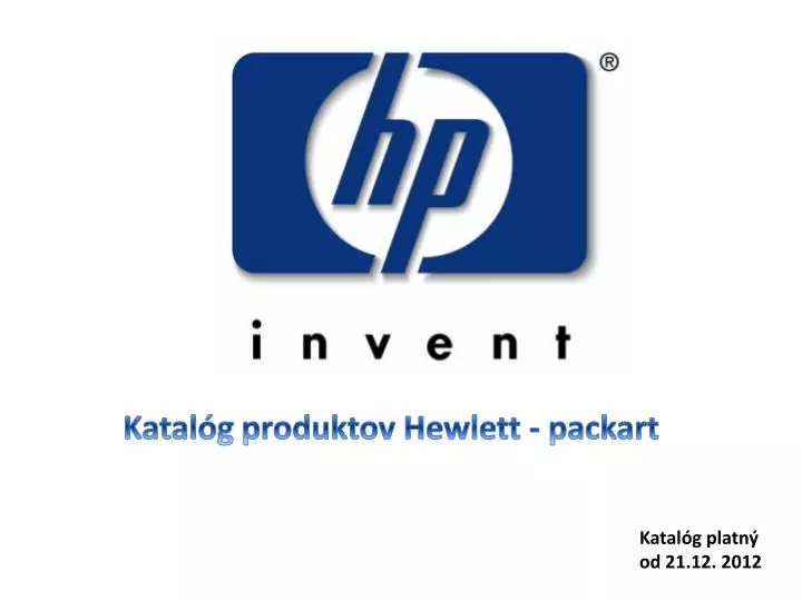 katal g produktov hewlett packart