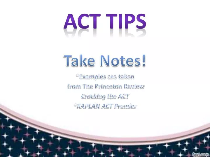 act tips