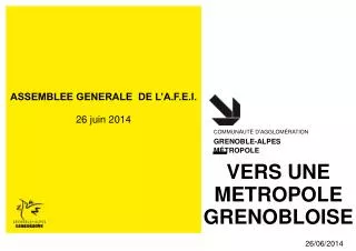 vers une metropole grenobloise