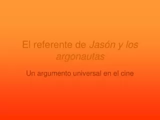 El referente de Jasón y los argonautas