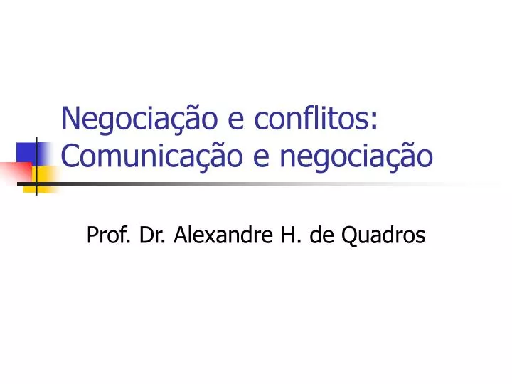 negocia o e conflitos comunica o e negocia o