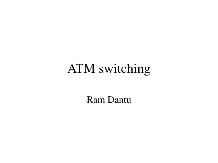 atm switching