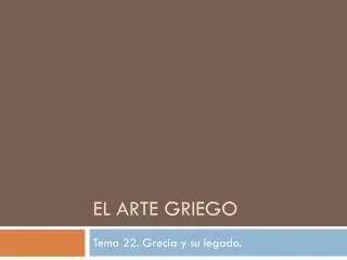el arte griego