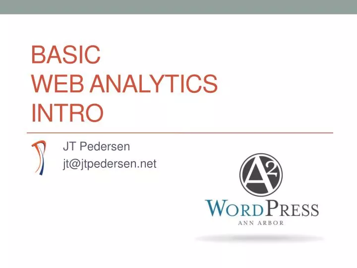 basic web analytics intro
