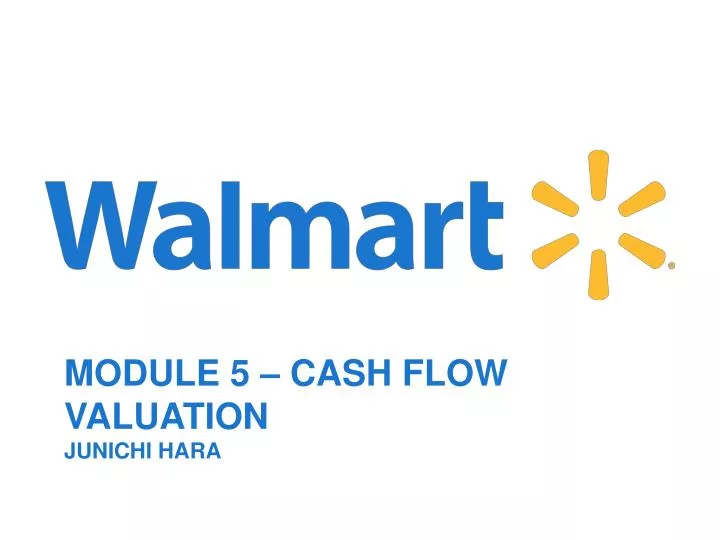 module 5 cash flow valuation junichi hara