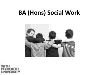 BA ( Hons ) Social Work
