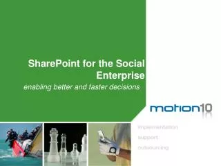 SharePoint for the Social Enterprise