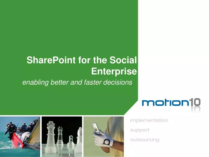 sharepoint for the social enterprise